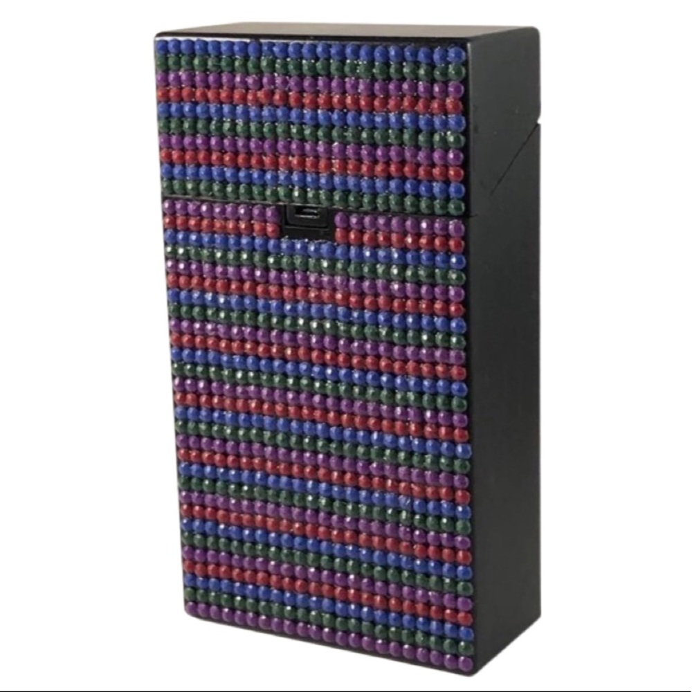 Diamond Painted Cigarette 100s Case